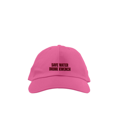 Save Water Drink Kwench Pink Cap