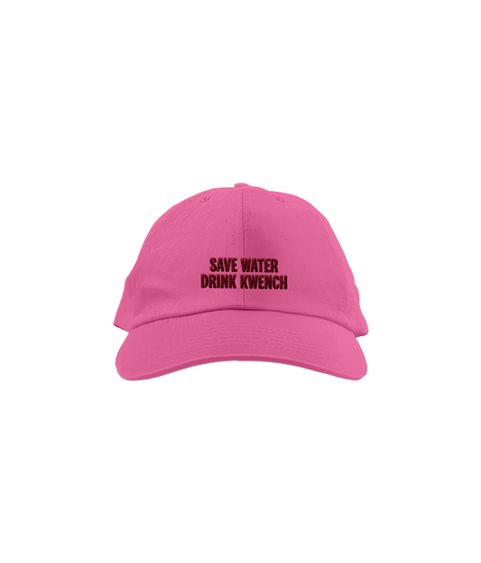 Save Water Drink Kwench Pink Cap
