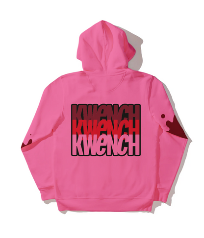 Kwench Drip Pink Hoodie