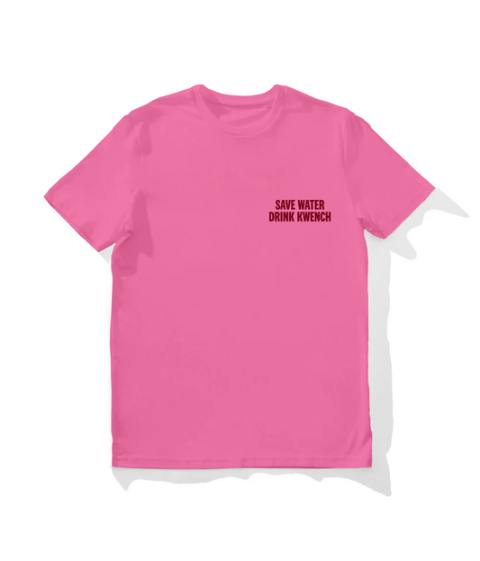 Save Water Drink Kwench Pink T-shirt